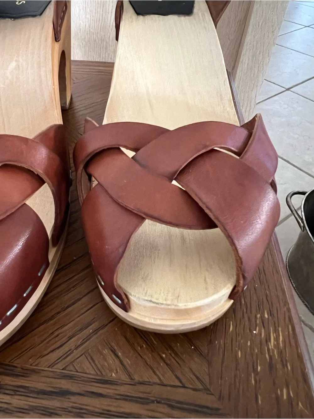 Swedish Hasbeens Kringlan Clog Sandals Anthropologie